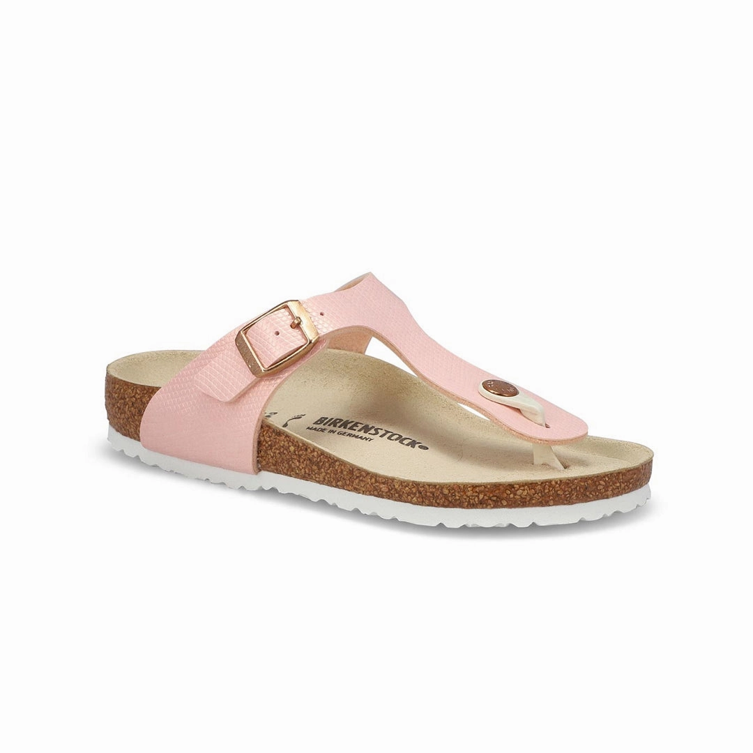 Impact Dispersion Birkenstock - Kids' (Preschool & Junior) Gizeh Birko-Flor Sandals (Narrow) (1026953)