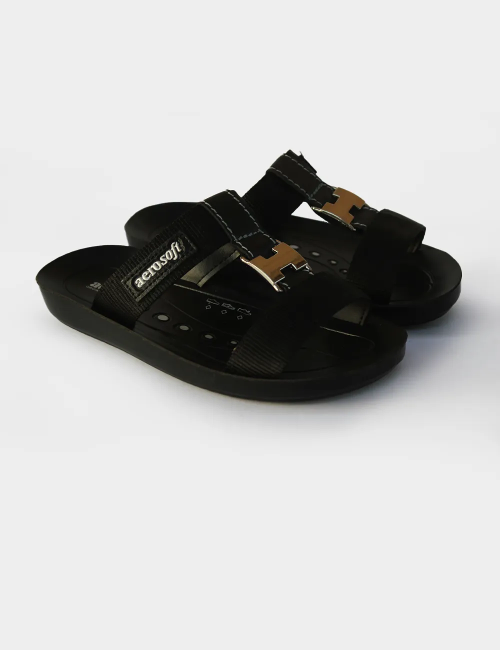 Black Baby Boy Aerosoft Slippers