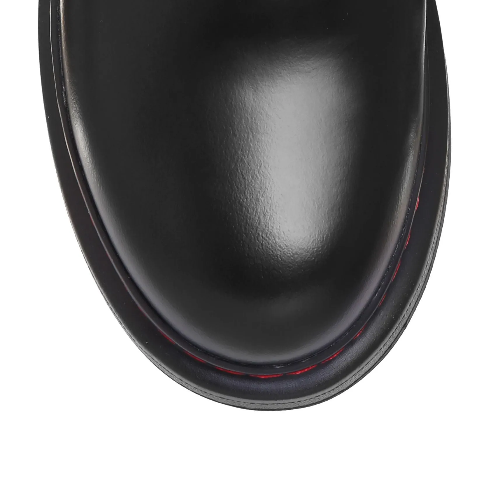 Black hybrid combat boots