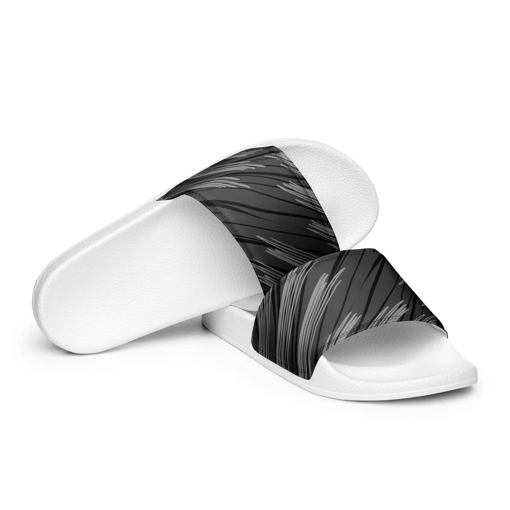 Black Stripes Men’s Slides