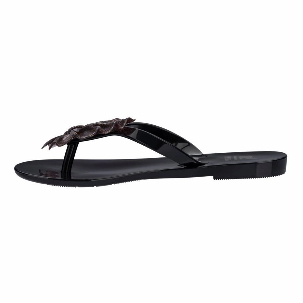 Comfort Slip Elegant flair Black Harmonic Bow