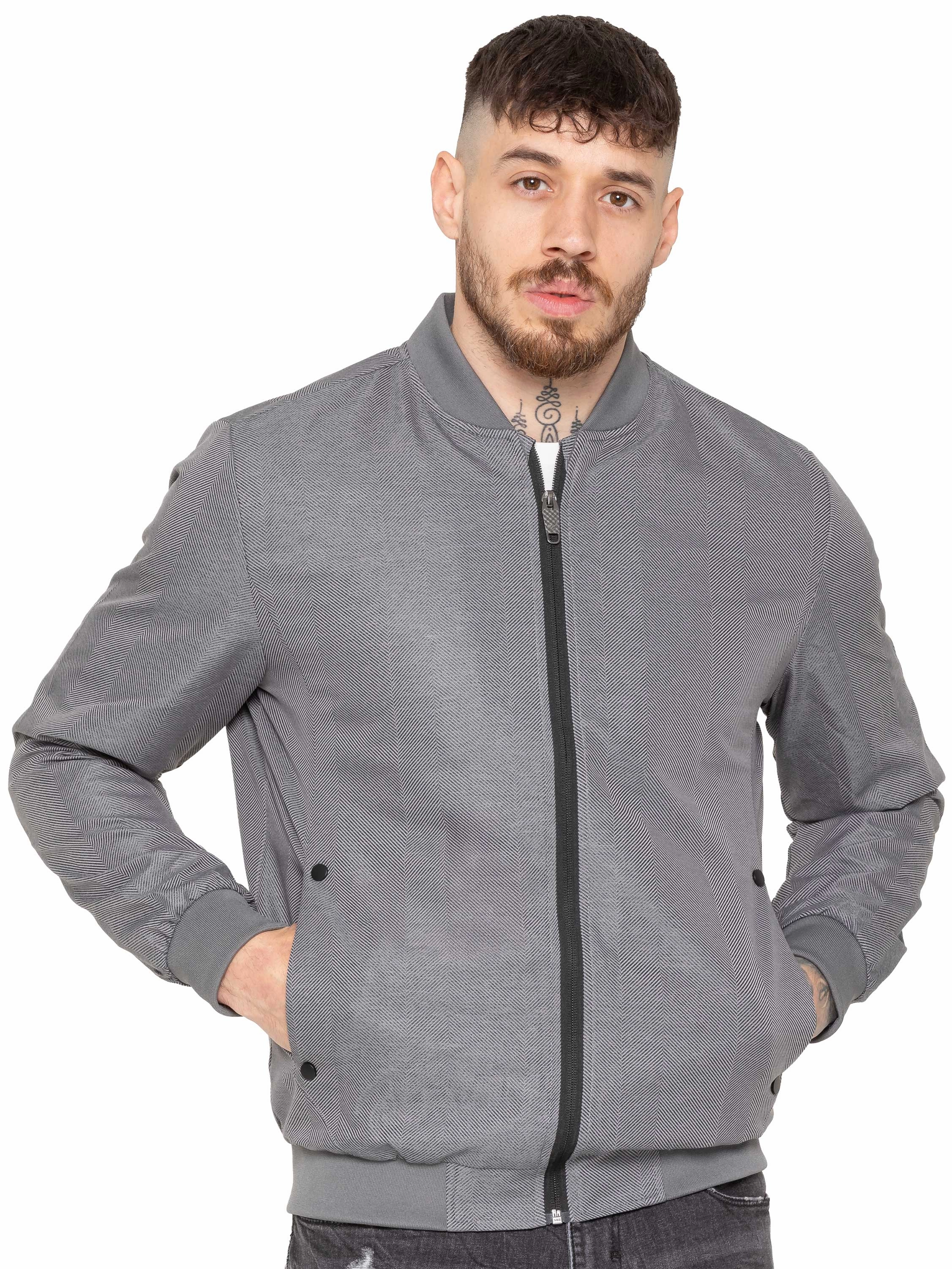 snap closure Effortless Wear Blackberry | Mens Casual Smart Jacket