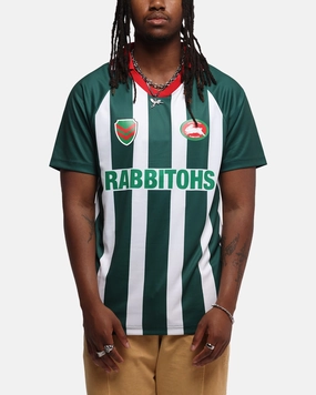 Bleacher Athletic South Sydney Rabbitohs NRL 1908 Collared T-Shirt Official Team Colour Ventilated Back Panels