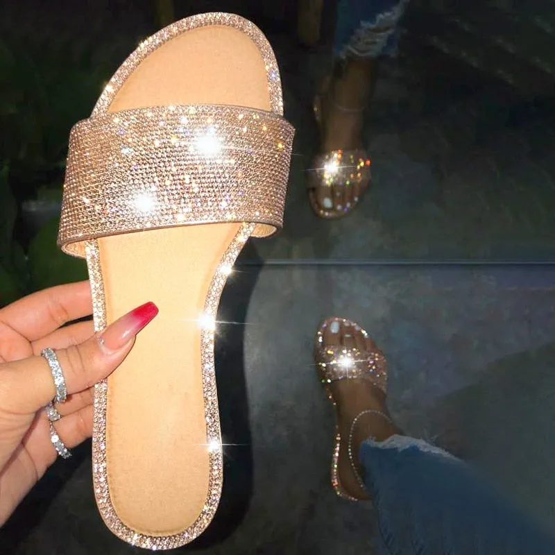 Bling Candy Color Flip Flops