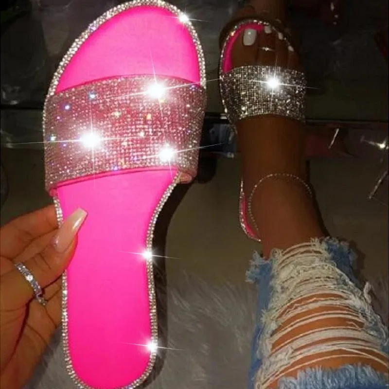 Bling Candy Color Flip Flops
