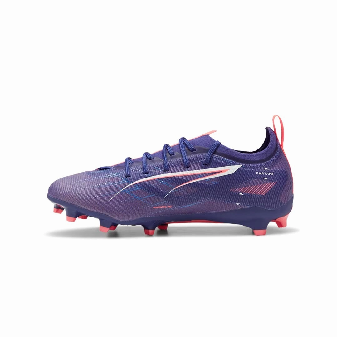 Antibacterial Comfortable Run Puma - Kids' (Junior) Ultra 5 Pro Firm/Artificial Ground Soccer Cleats (107693 01)