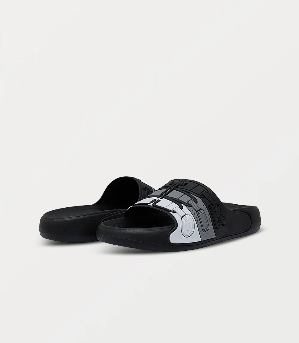 BM6806-BLACK GREY-Men Slipper