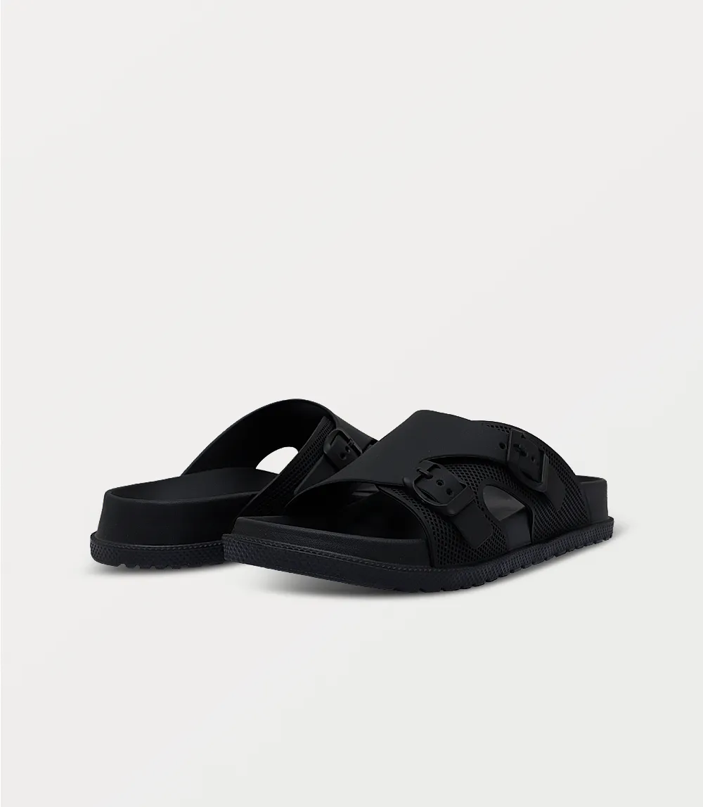 BM6808-BLACK-Men Slipper