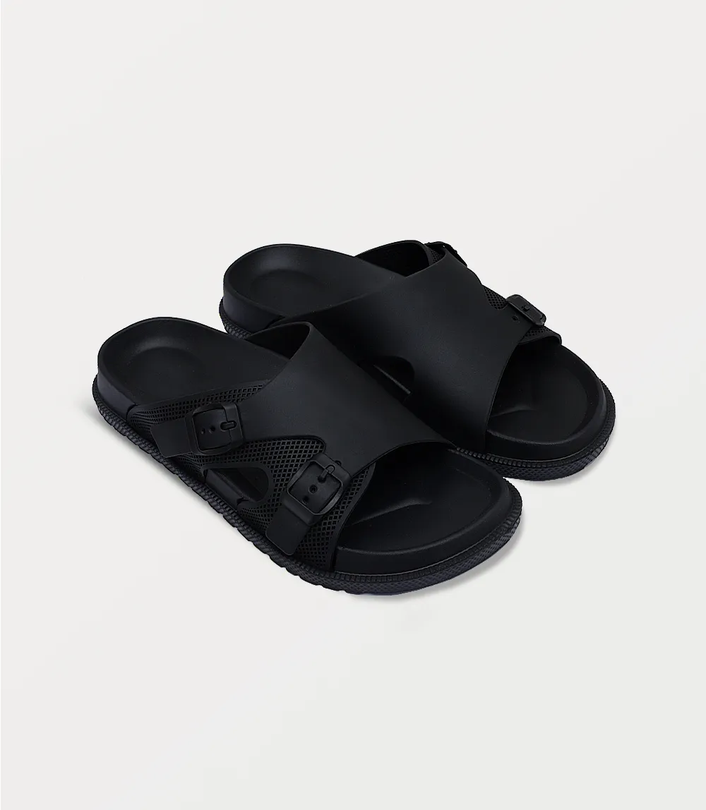BM6808-BLACK-Men Slipper