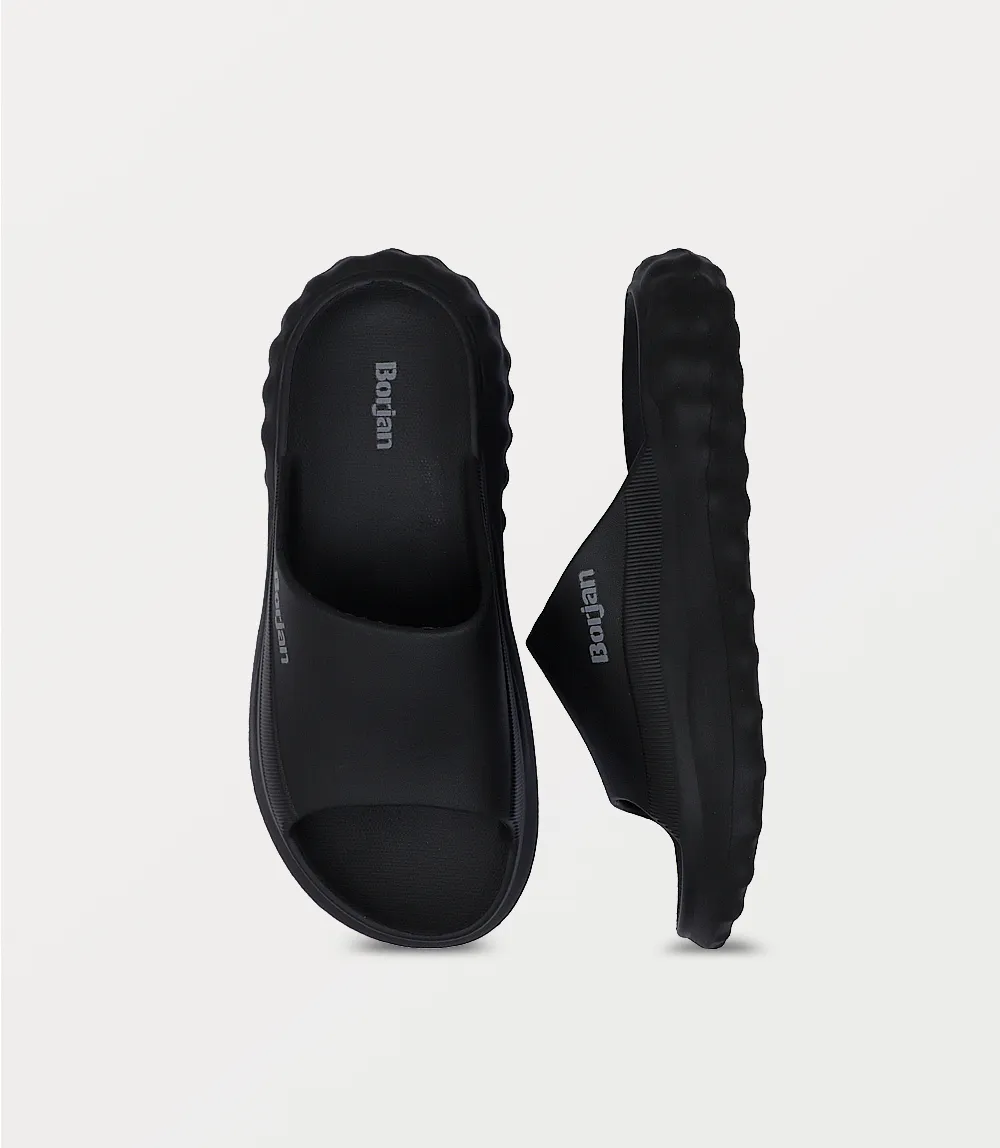 BM6809-BLACK-Men Slipper