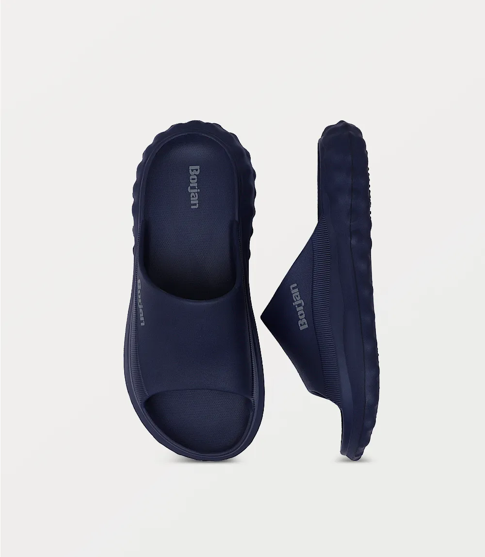 BM6809-NAVY BLUE-Men Slipper
