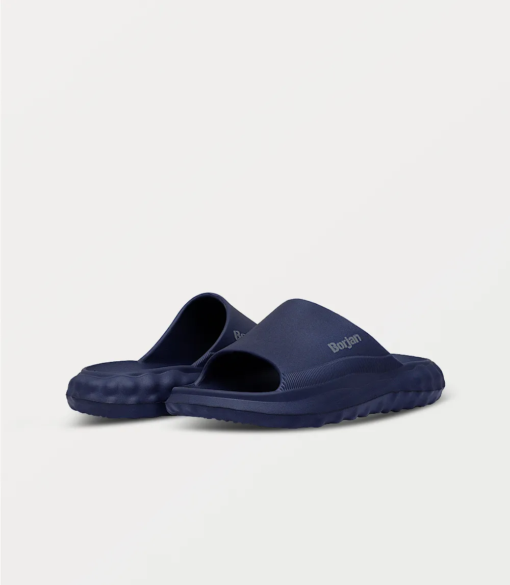 BM6809-NAVY BLUE-Men Slipper