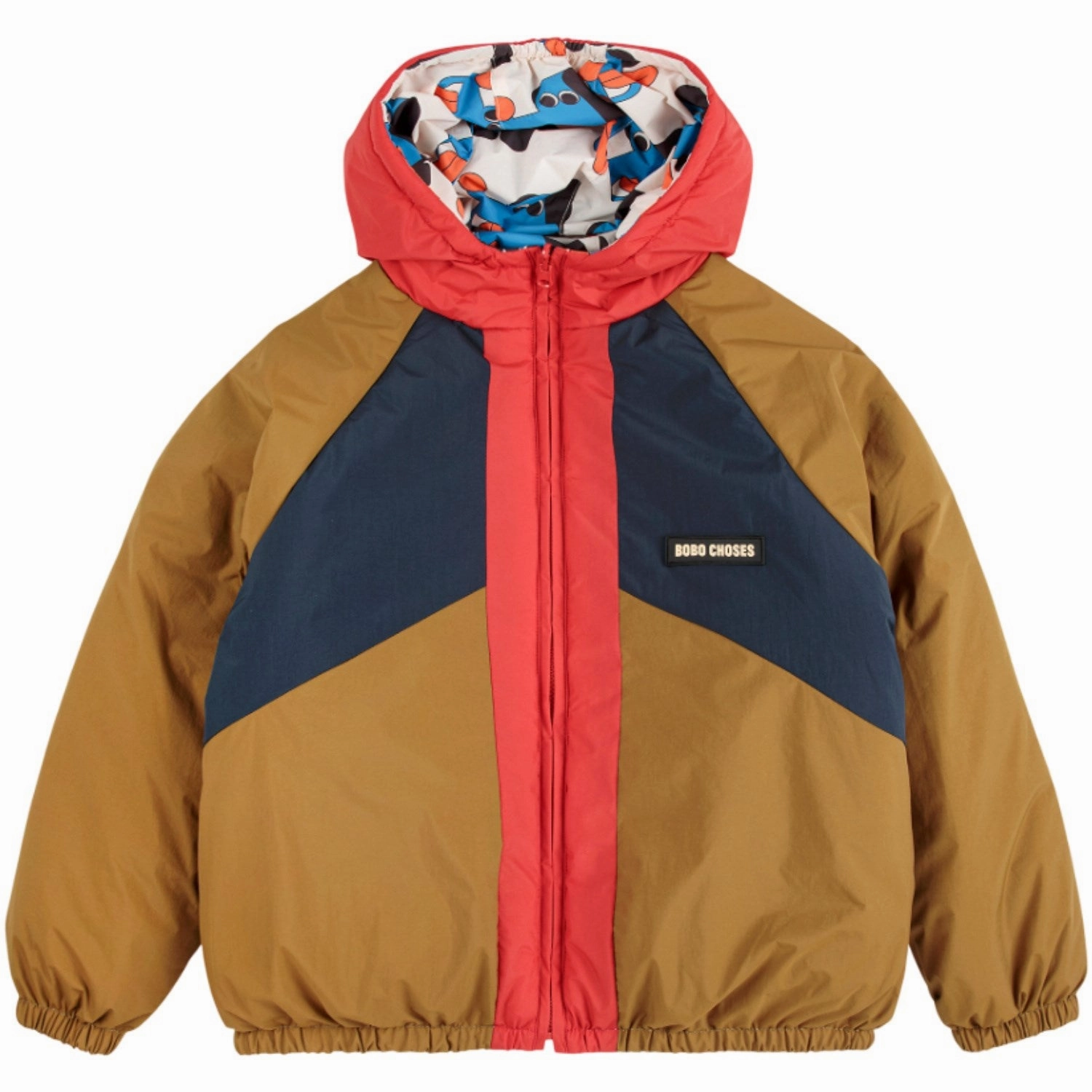 Sport Fit Bobo Choses Offwhite Doggy Mate All Over Reversible Anorak