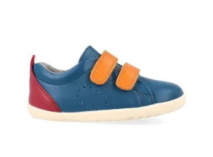 BOBUX - STEP UP GRASS COURT SHOE: TIDAL TEAL   CRANBERRY COMBO