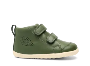 Bobux: Step-Up Hi Court Trainers - Forest Green