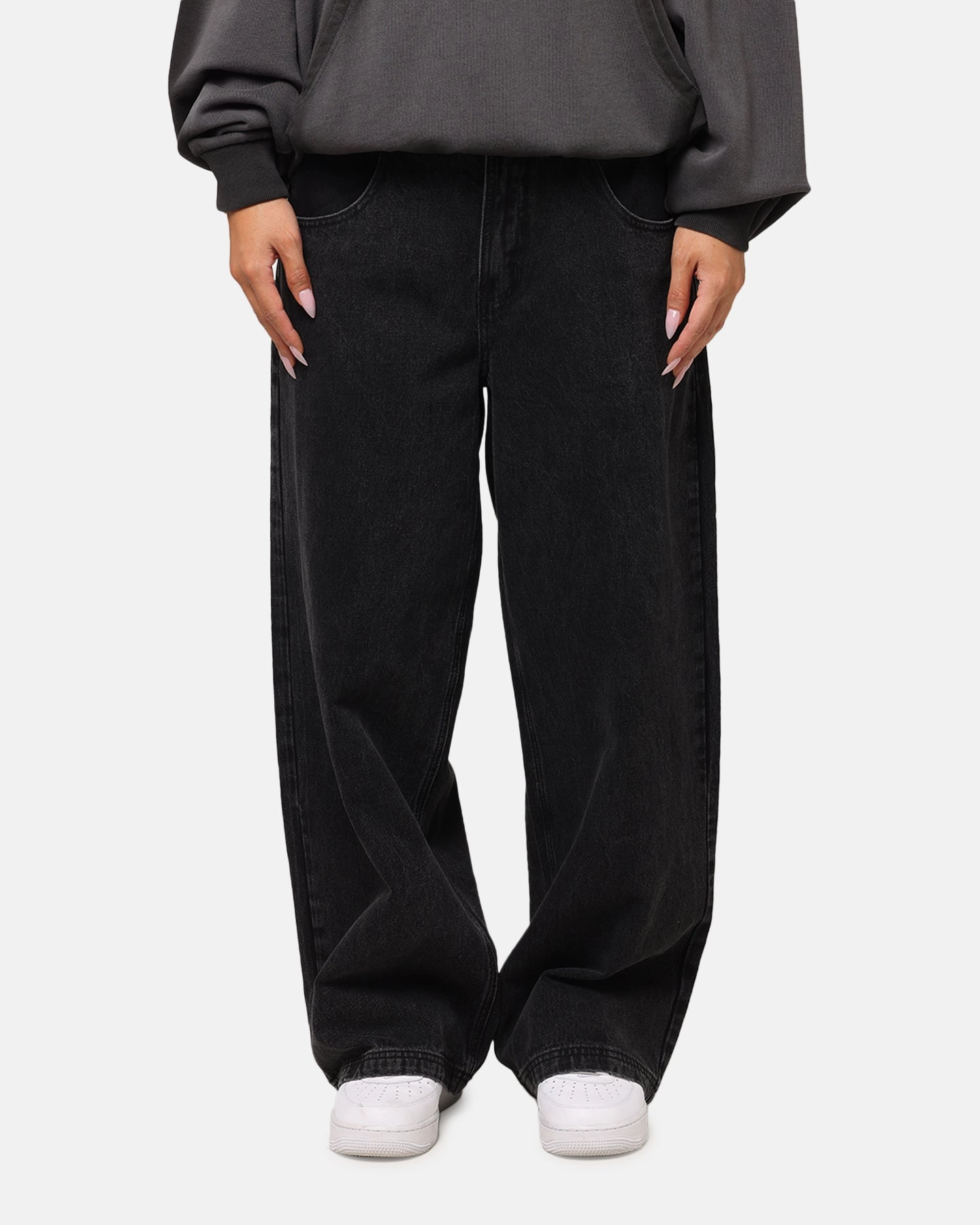 Effortless Comfort Stretch Movement Saint Morta Amplus Afterlife Jeans Black Shadow
