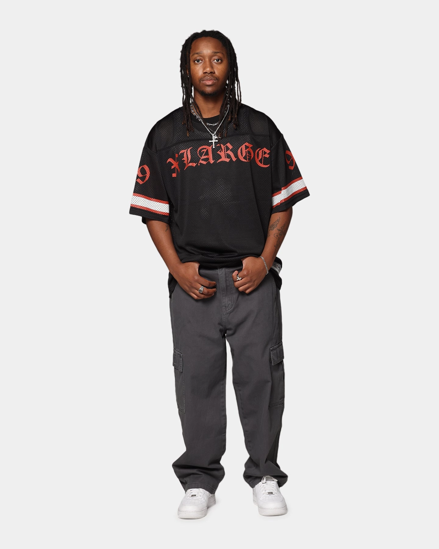 X-Large Gothic Game Shirt Black Peak Comfort Precision Cut