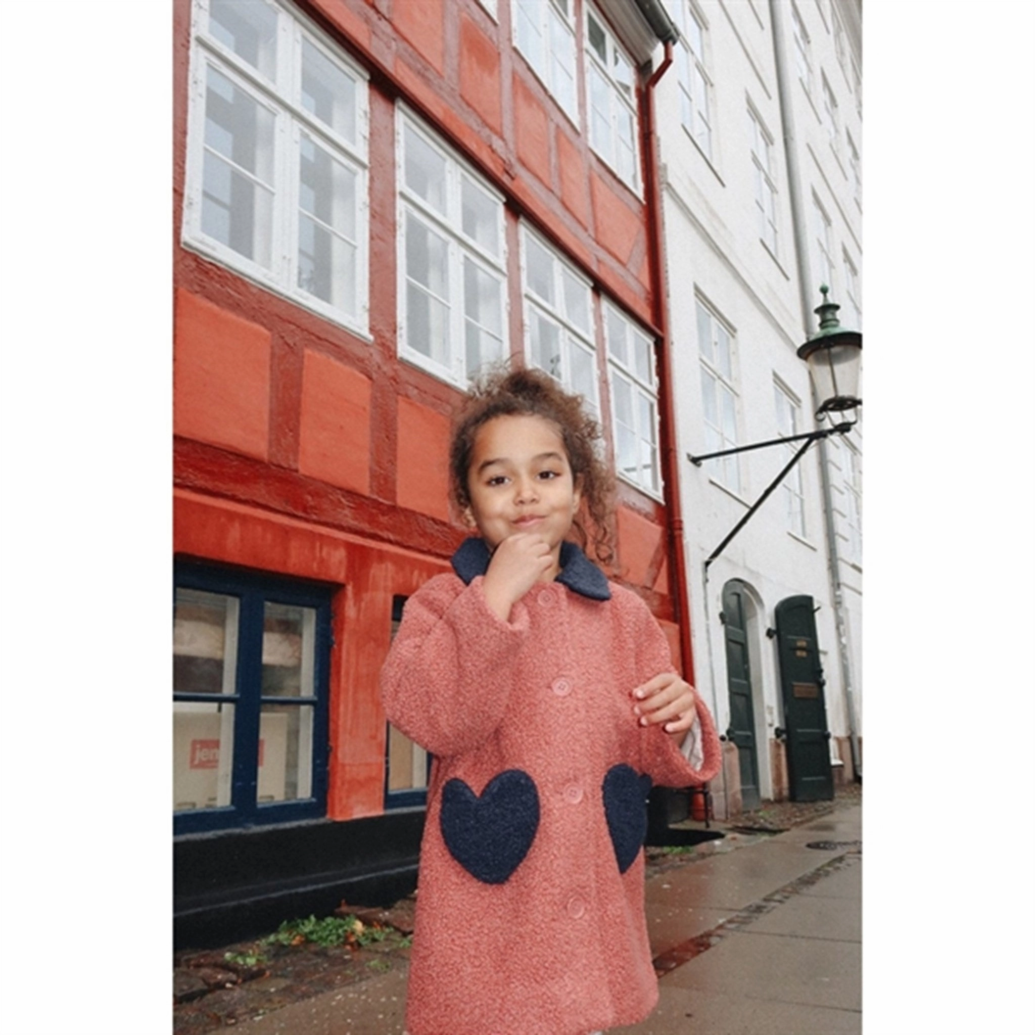 Moisture Wicking Inner Layer Kangaroo Pocket Konges Sl?jd Canyon Rose Calin Coat