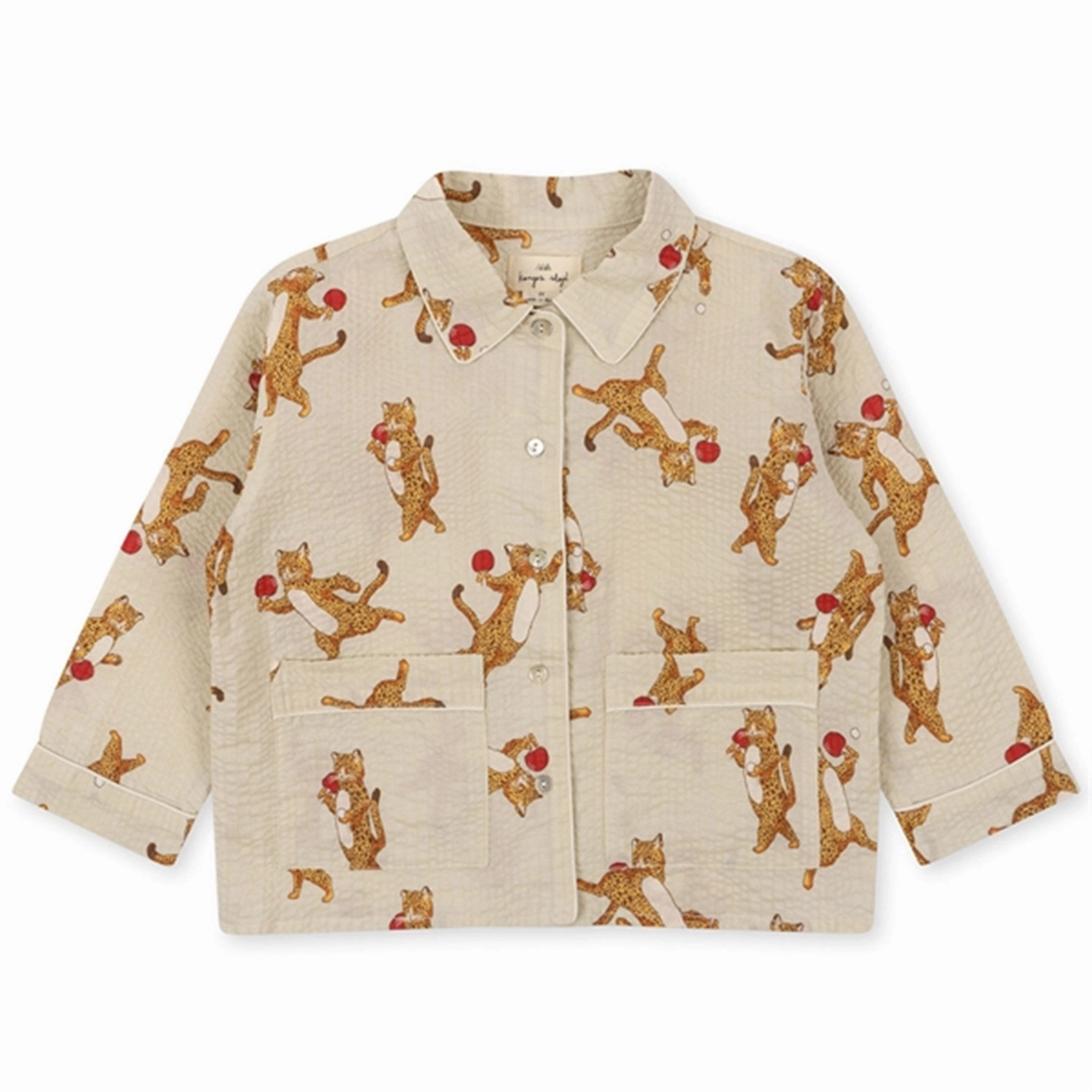 Konges Sl?jd Ping Pong Bitsy Skjorte Jacket Flexible Side Gussets Snag Proof Surface