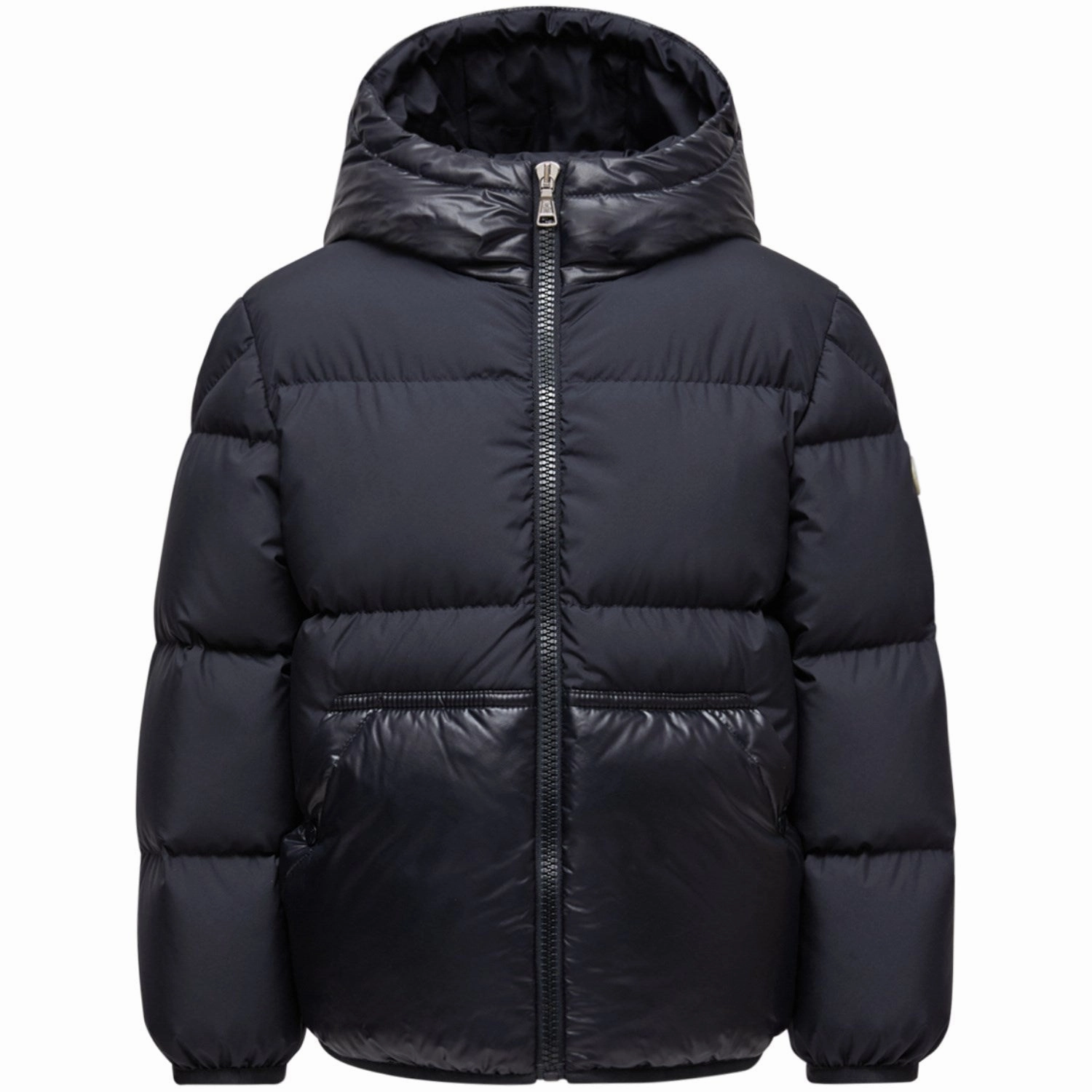 Reinforced Hems Durable zipper pull Moncler Navy Barin Jacket