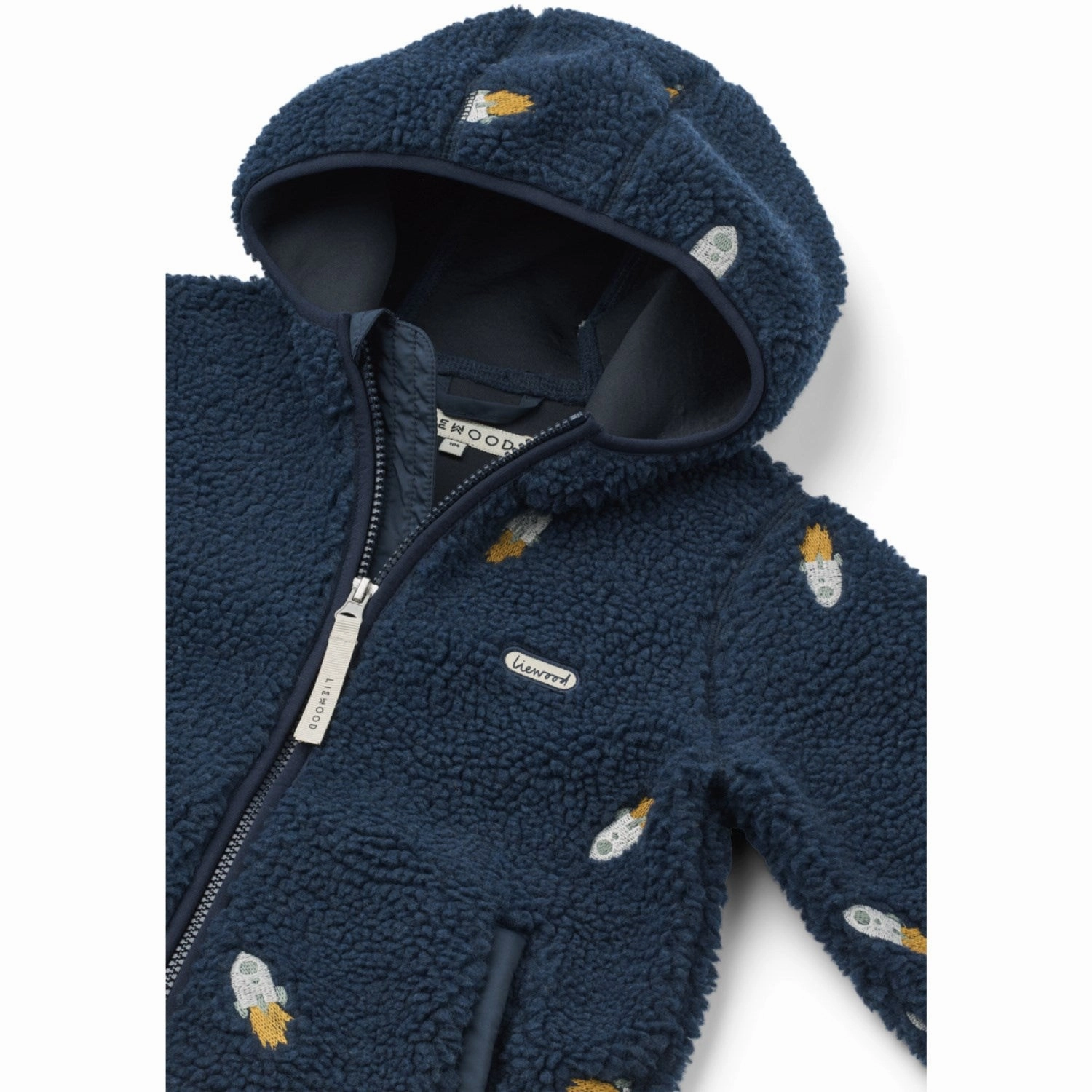 LIEWOOD Rocket / Classic Navy / Embroidery Mara Pile Jacket Soft Layers