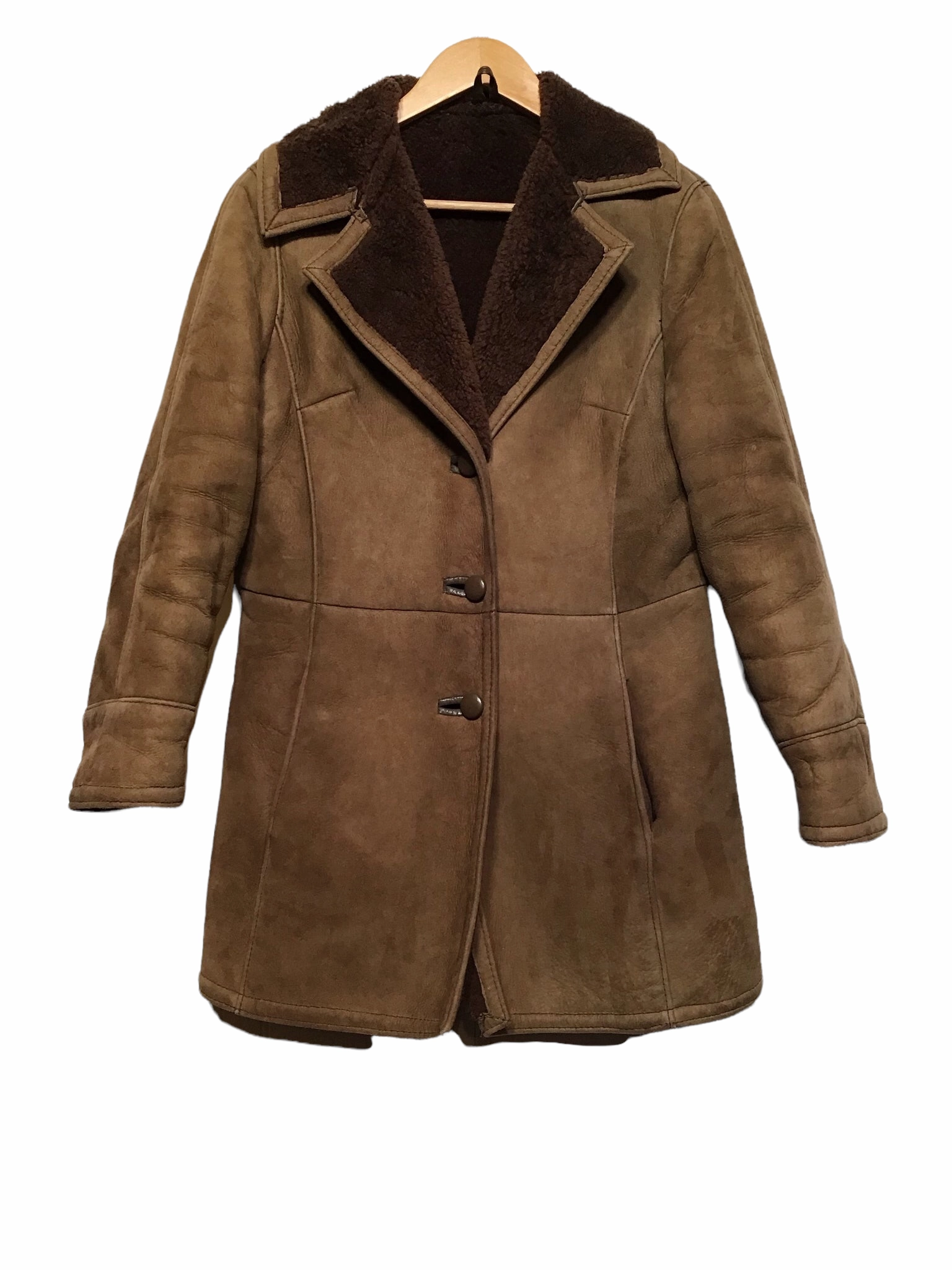 Mid Length Shearling Coat (Women's Size L) Smart Design Procedure