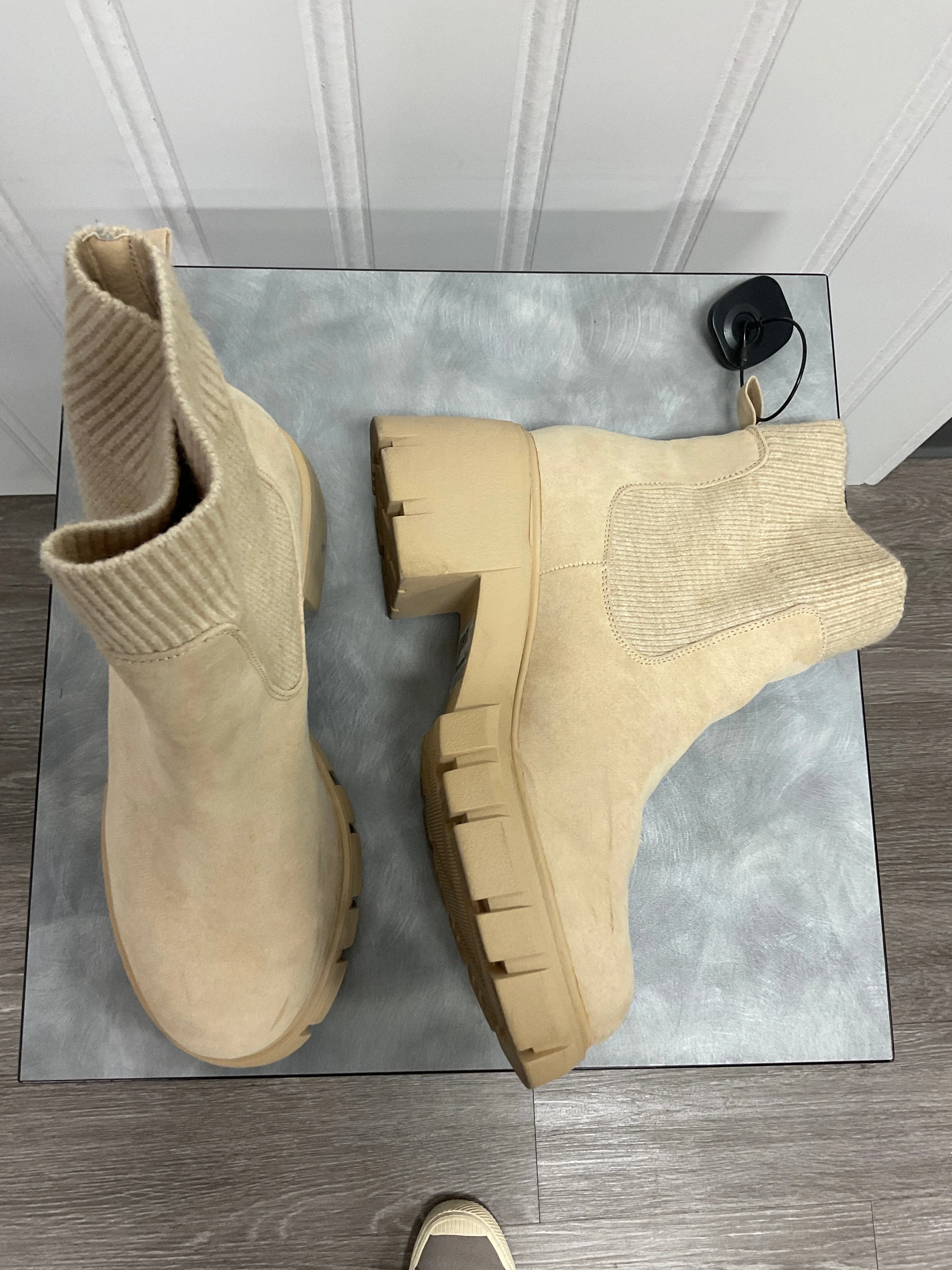 Boots Combat By Torrid In Tan, Size:10