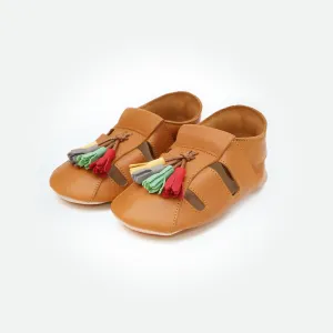 Bora Moccasins Sandals - Caramel