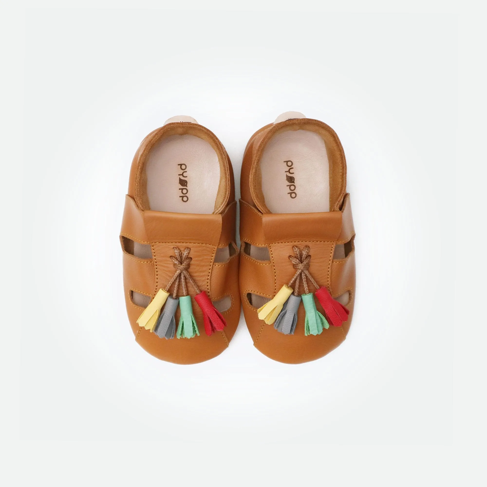 Bora Moccasins Sandals - Caramel