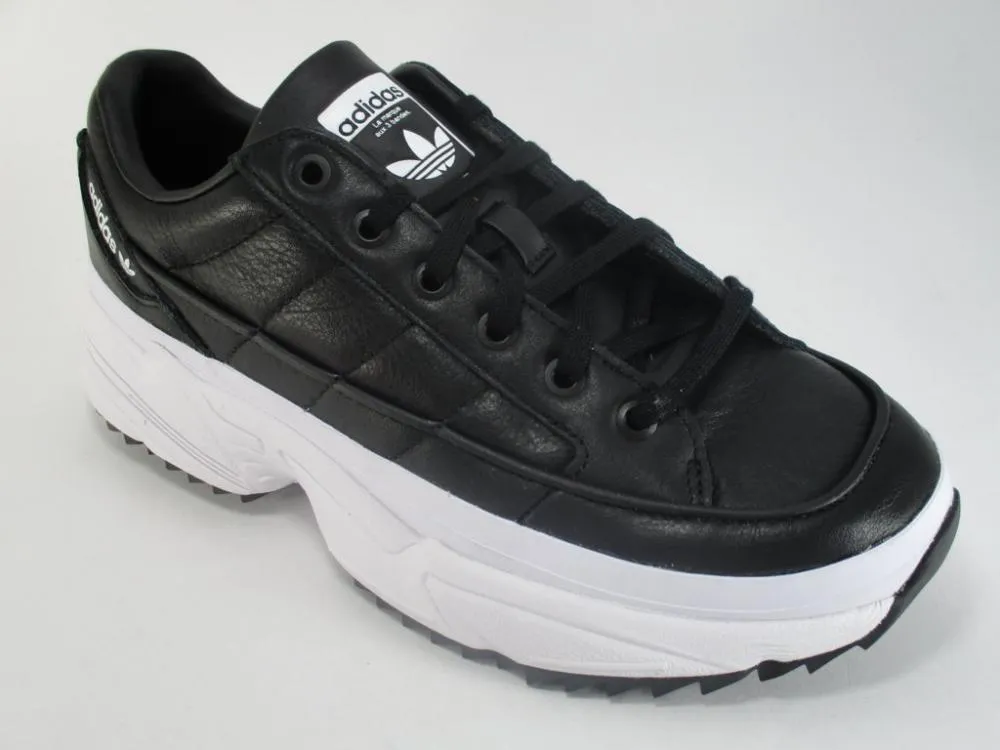 Adidas Originals scarpa sneaker da donna con zeppa Kiellor W EF5621 nero-bianco high - visibility - safety shoes houndstooth - design shoes