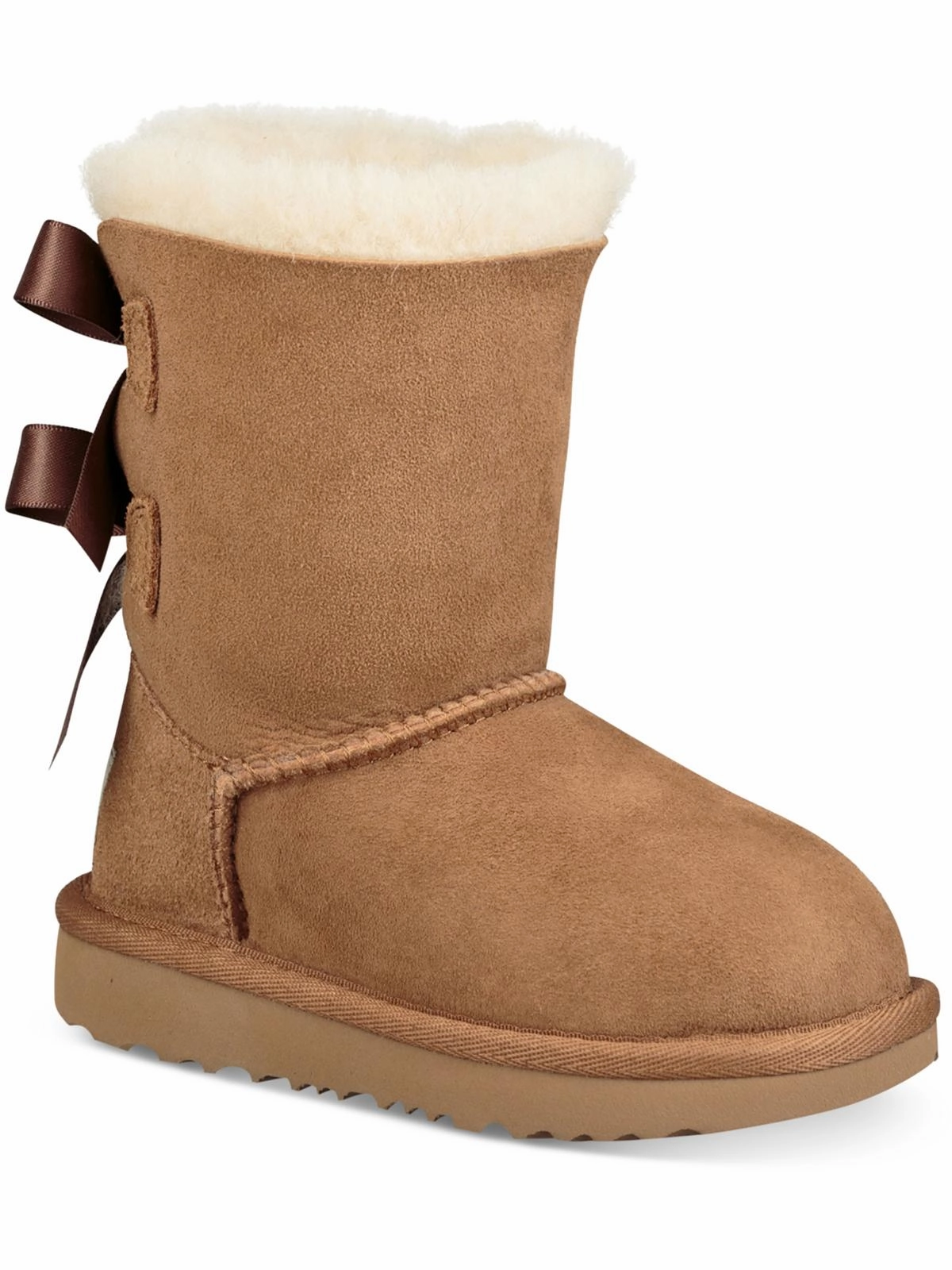 Bow II Girls Lined Suede Winter Boots City Run