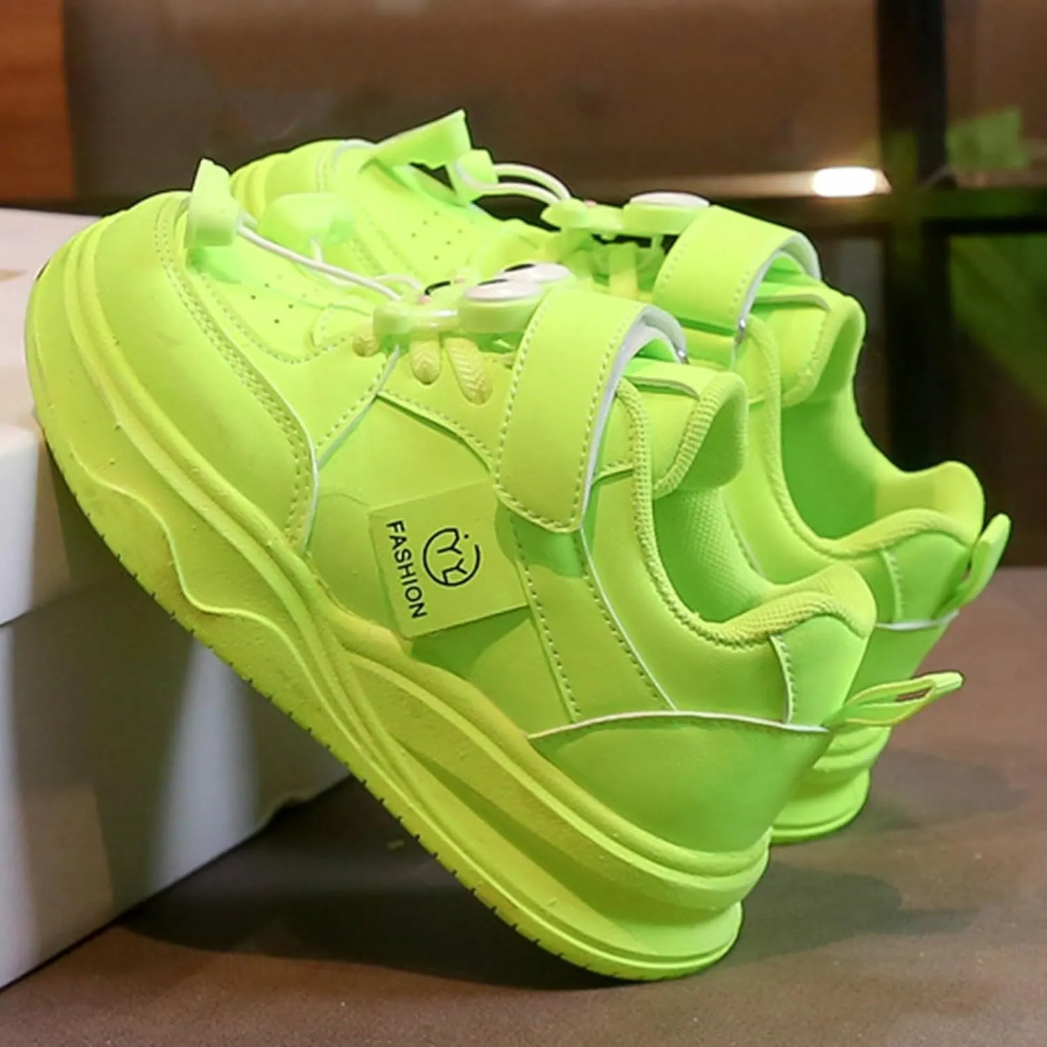Boys Girls ink Memory Bubble Sneakers Running Tennis Casual Sports Flat Sneakers for Toddler Boys Slip-On Athletic