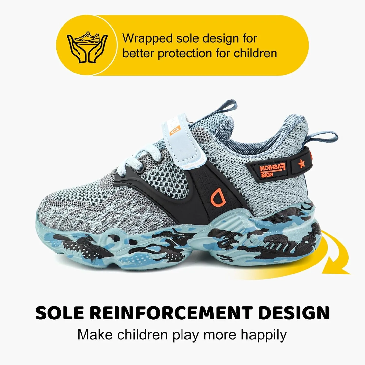 Boys Girls Sneaker for Little/Big Kid Running Shoes Lightweight Breathable Anti-Slip Sports Shoes