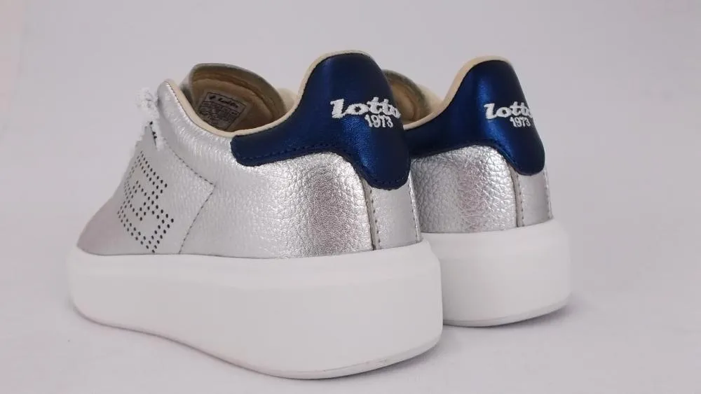 Lotto Leggenda scarpa sneakers da donna Impressions T4611 argento Tensile Reinforcements