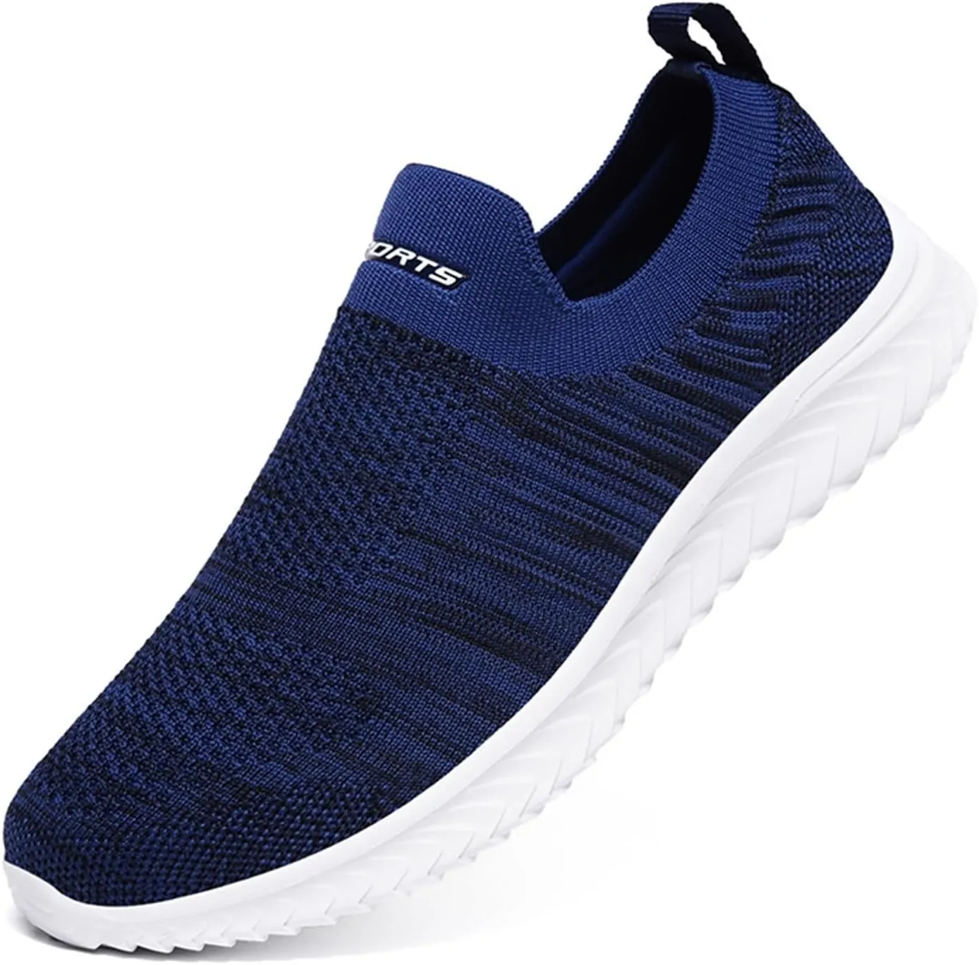 Breathable Diabetic Shoes for Men Lightweight Sport Gym Jogging Walking Sneaker Convenient Elderly Slip on Shoes