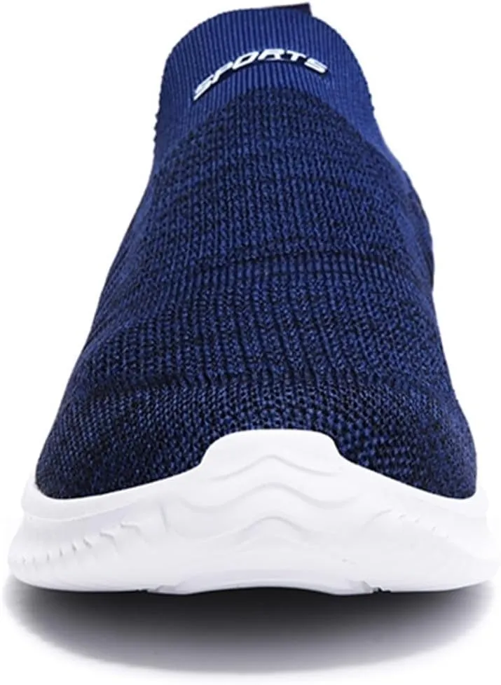 Breathable Diabetic Shoes for Men Lightweight Sport Gym Jogging Walking Sneaker Convenient Elderly Slip on Shoes