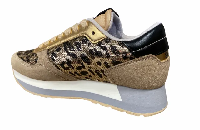 SUN68 sneakers da donna Kate Animalier Z31219 16 beige Lightweight Footwear