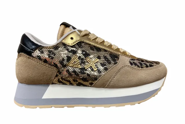 Versatile Fit organic - design shoes SUN68 sneakers da donna Kate Animalier Z31219 16 beige