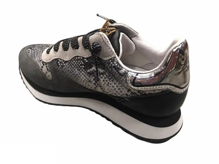 reinforced - structure shoes Lotto Leggenda sneakers bassa da donna Wedge Python 215091 1LT grigio asfalto-nero