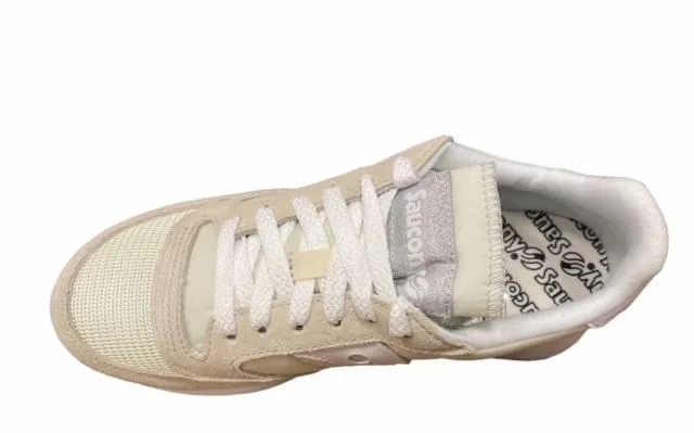 Saucony Originals scarpa sneakers da donna Jazz Vintage S60368-93 bianco running in a pedestrian path area shoes