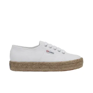 Superga scarpa sneakers da donna in tela con 2730 S00CF20 901 bianco Bold Design orange shoes