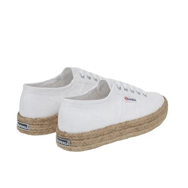 Superga scarpa sneakers da donna in tela con 2730 S00CF20 901 bianco Wide Toe Box Options commemorative shoes