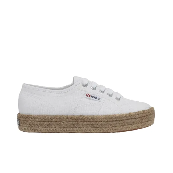 Superga scarpa sneakers da donna in tela con 2730 S00CF20 901 bianco Bold Design orange shoes