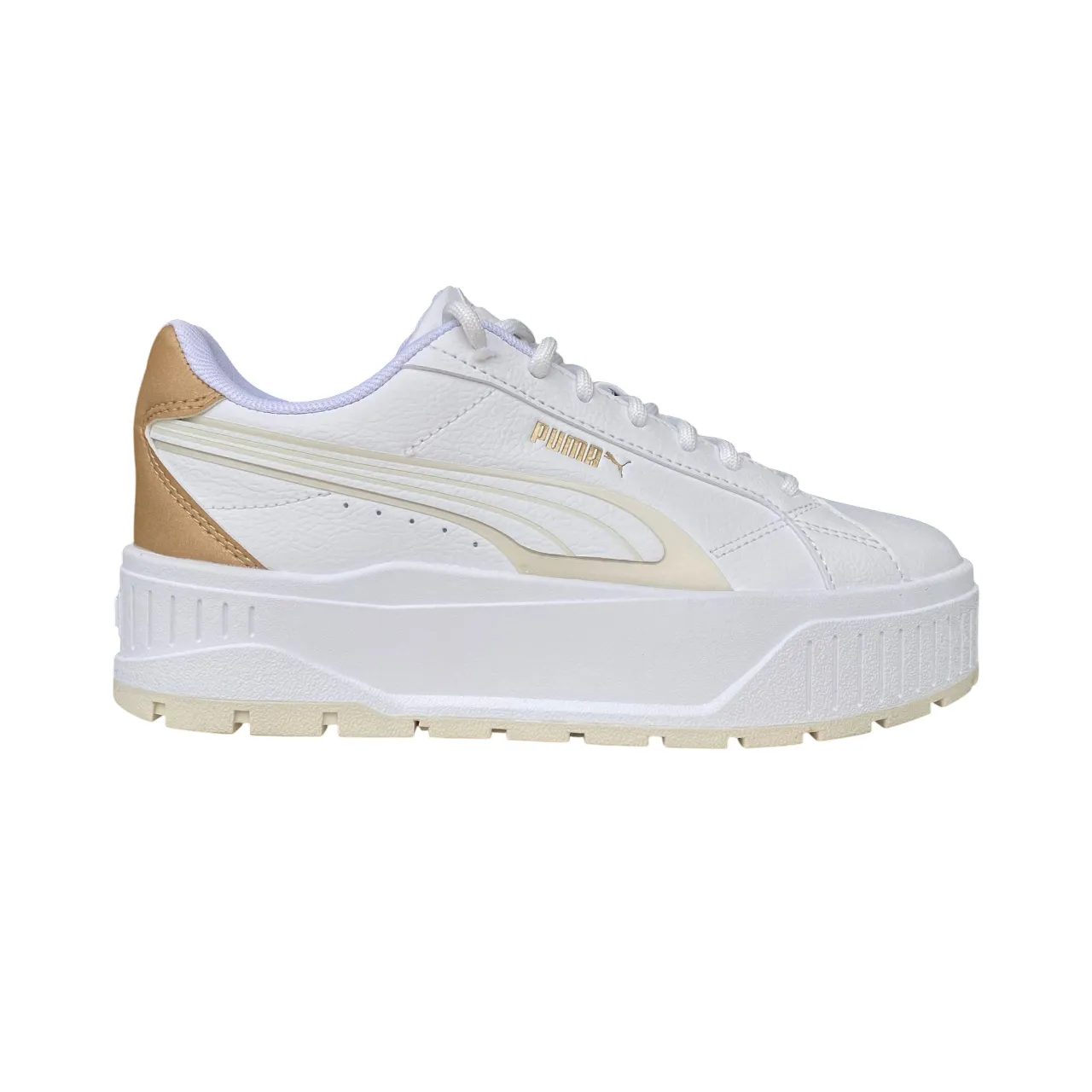 Puma Scarpa sneakers da donna Karmen II Aqua Metal 401614-02 bianco-neve Zip - up