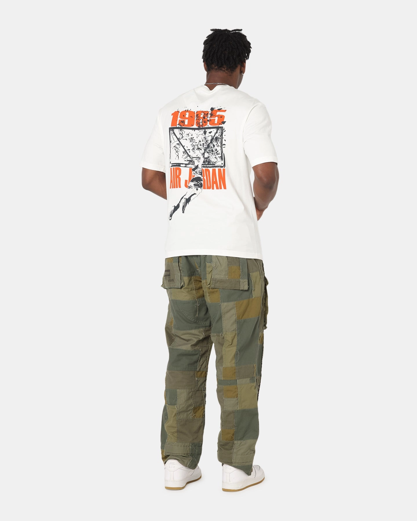 Fashion-Ready Jordan Brooklyn Shattered Back Board Oversized Graphic T-Shirt Sail