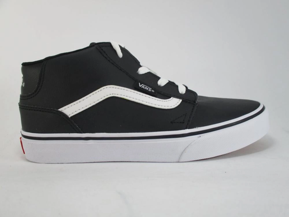 Vans scarpa sneakers da bambino Chapman Mid VN0A38J4U0M nero-bianco Cushion Comfort