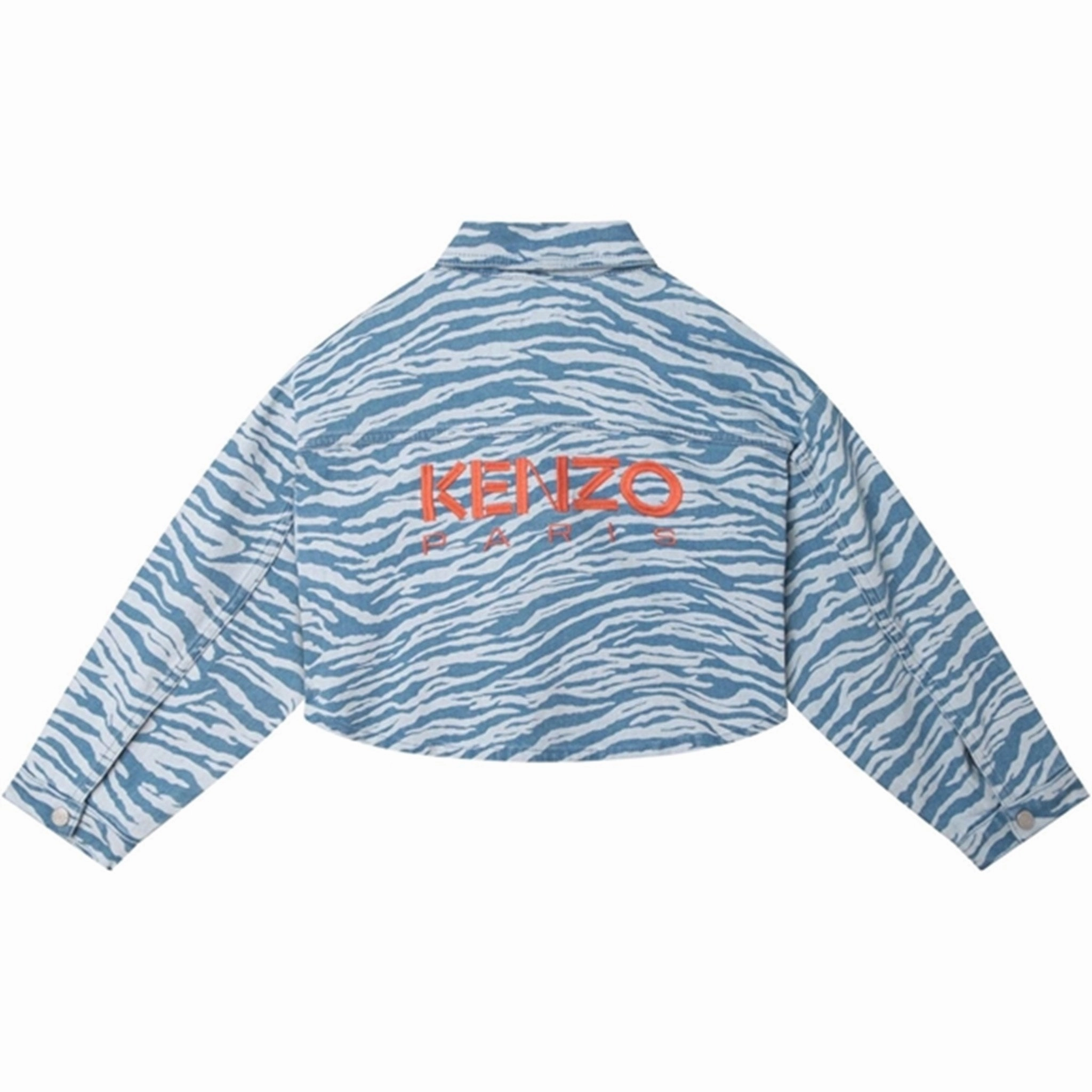 Compression Fit Technology Kenzo Denim Jacket Pale Blue
