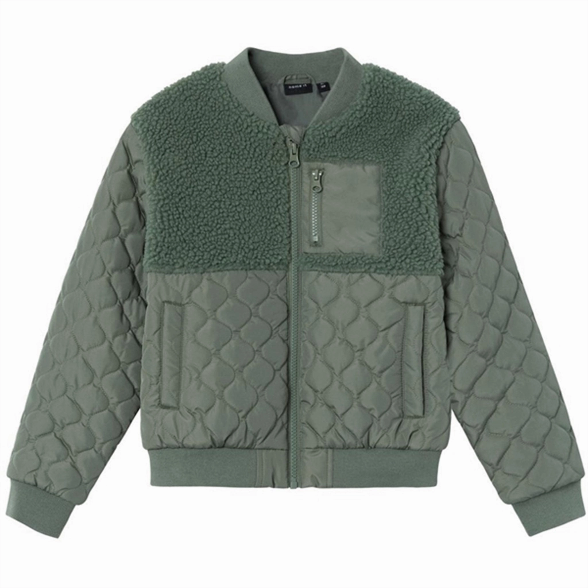 Street Ready Name it Agave Green Member Quilted Jacket