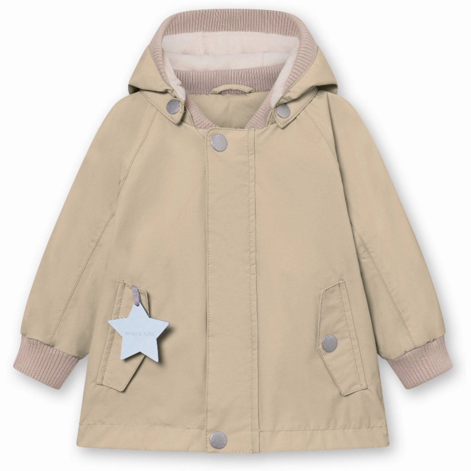 Mini A ture Sesame Wally Fleece Lined Spring Jacket. GRS Odor Resistant Finish
