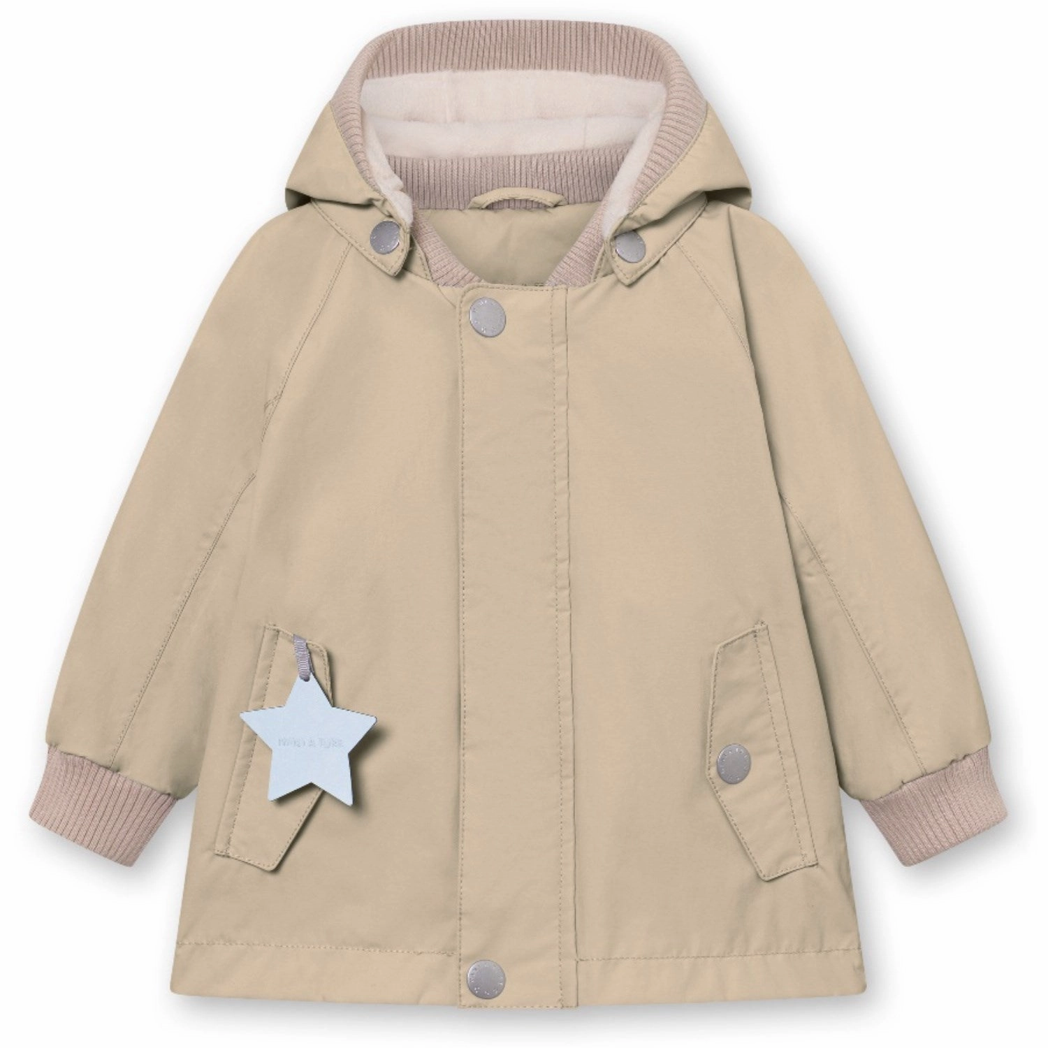 Bonded Closure Mechanism Mini A ture Sesame Wally Fleece Lined Spring Jacket. GRS